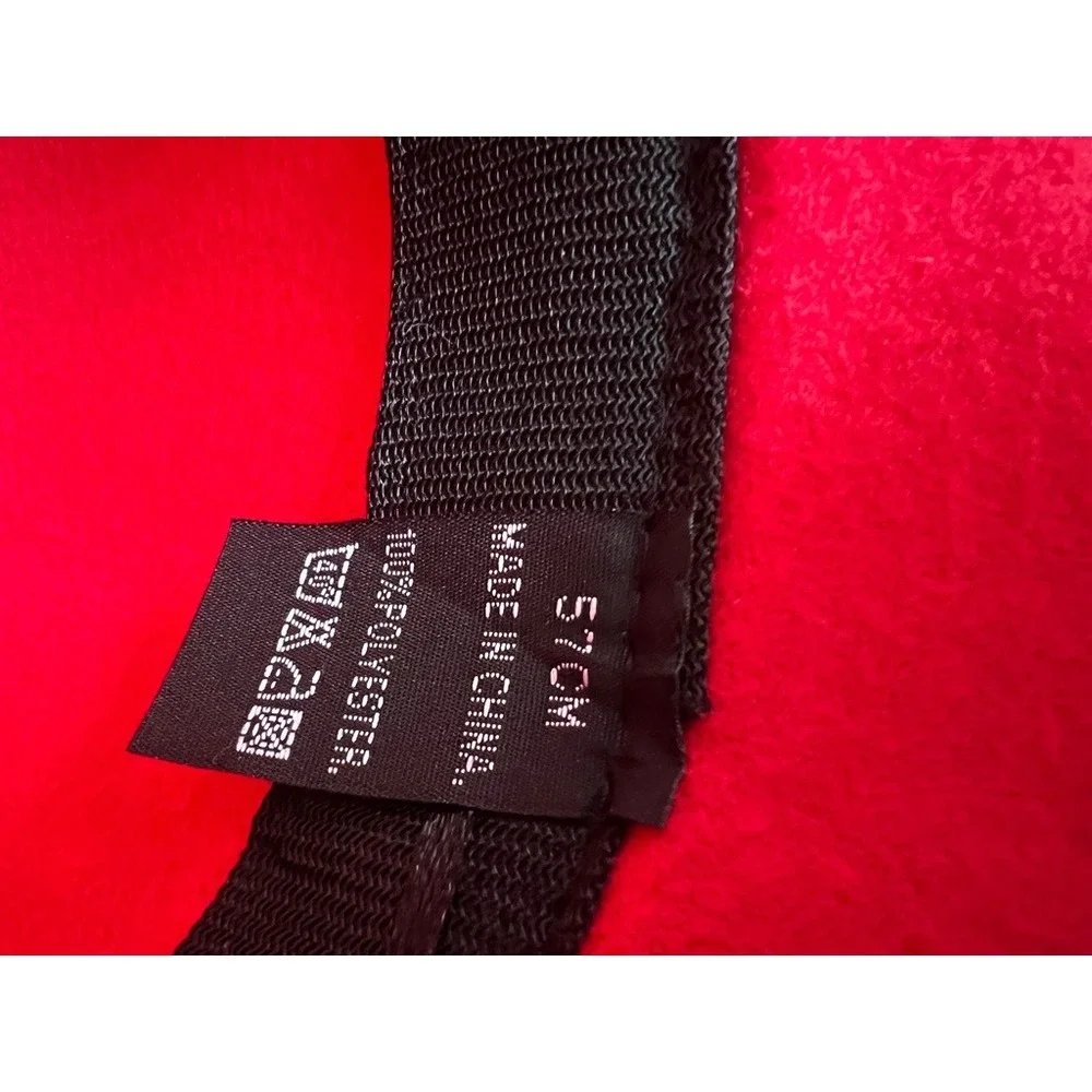 Vintage Betmar‎ Cloche Hat Red Wool Bow 1920s Flapper Style Theater Costume